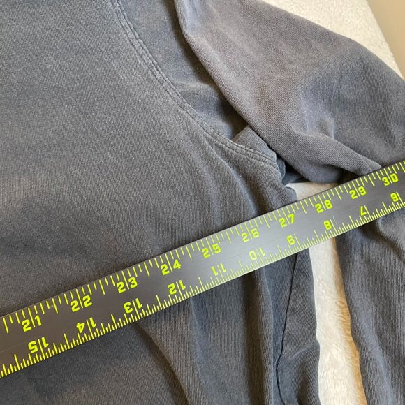 Carhartt Mens Shirt 2XL Tall Long Sleeve Black Logo Cotton Casual with Flaws - Picture 4 of 12